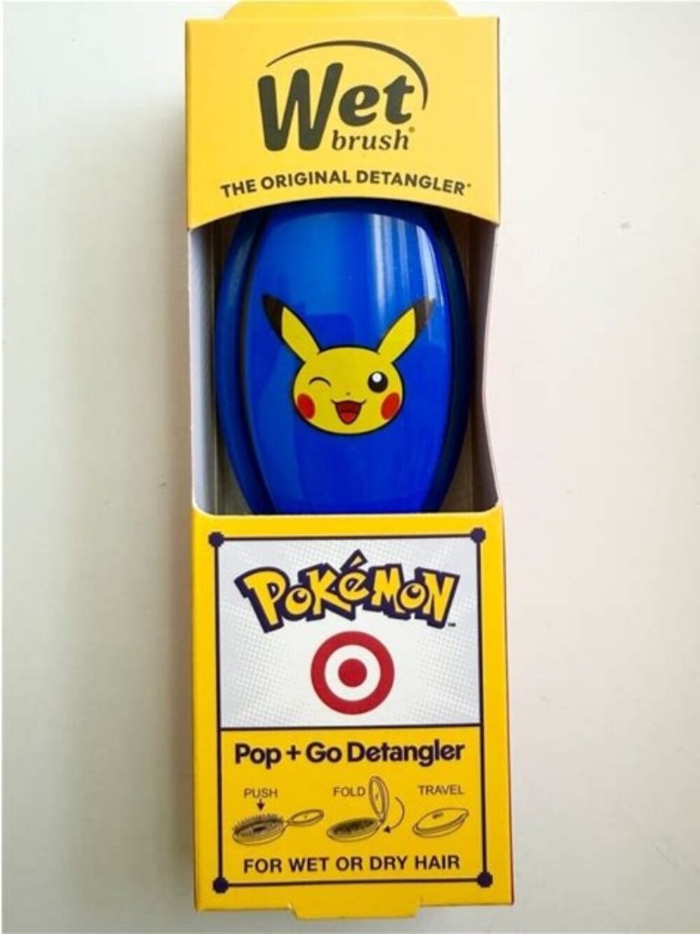 BRAND NEW PIKACHU POKEMON X TARGET THE WET BRUSH - SPECIAL LIMITED EDITION